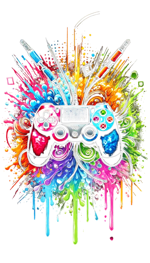 Vibrant Gamers T-Shirt Design for Every Gaming Enthusiast
